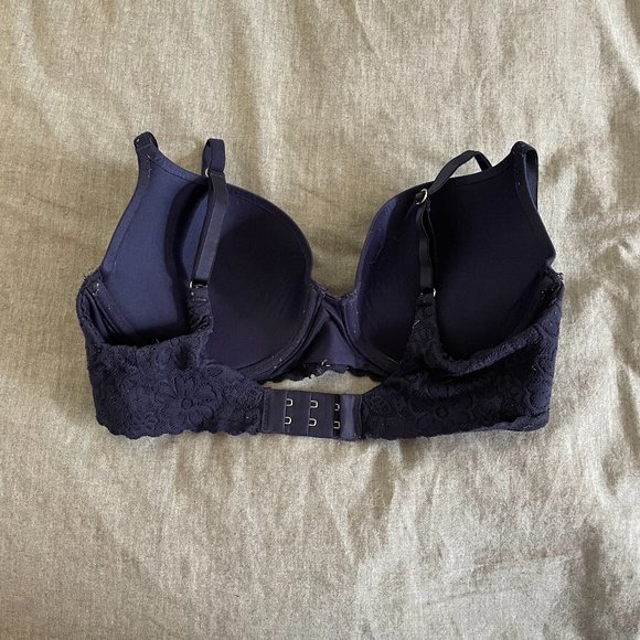 Aerie Real Sunnie Demi Push Up Lace Trim Bra - Picture 2 of 2